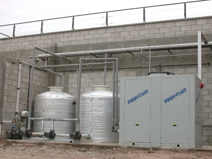 Unidad enfriadora FL en instalación exterior