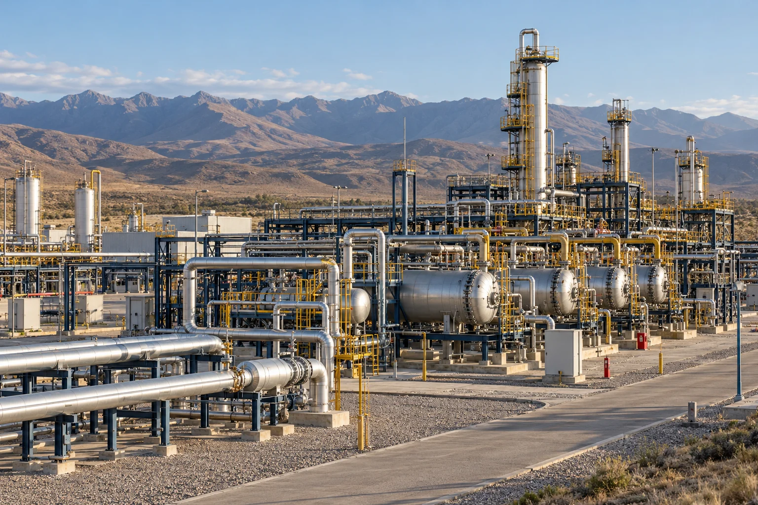 Imagen conceptual de oil & gas, generada con IA.